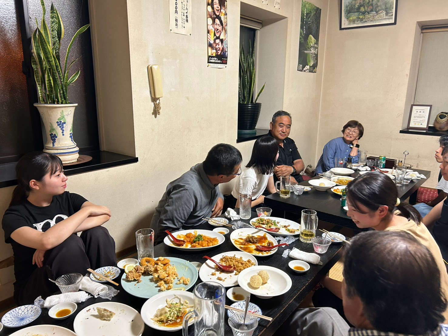 「北京」での懇親会の様子